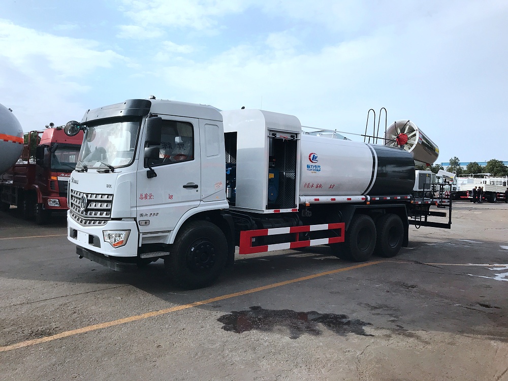國六東風(fēng)專底D3L 16立方后雙橋抑塵車